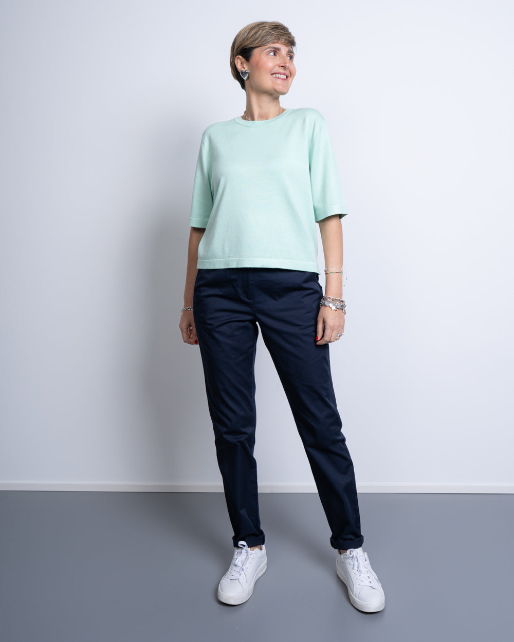 PANTALONE FEDERICA BLU