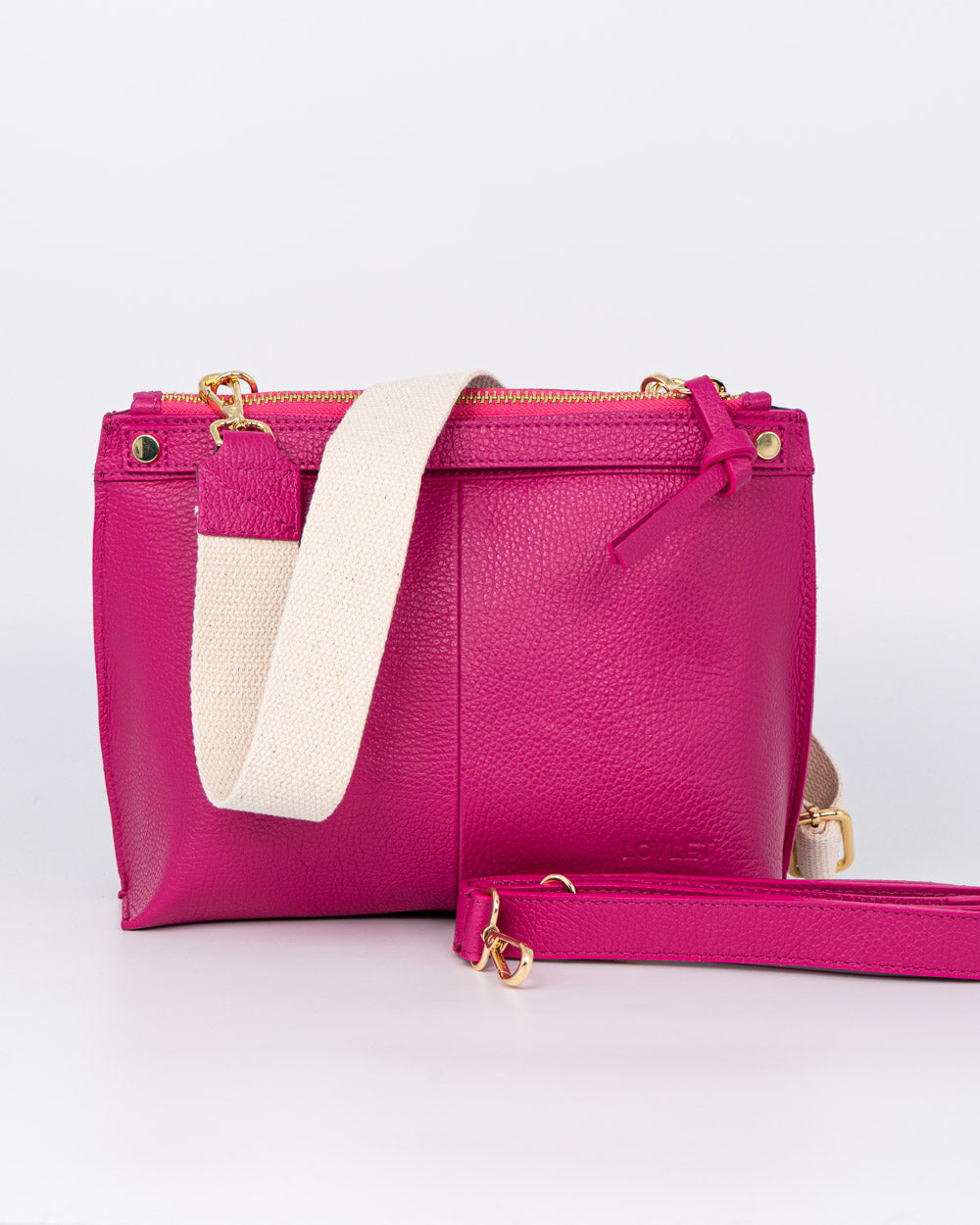 BORSA MINI SOFY PELLE FUXIA