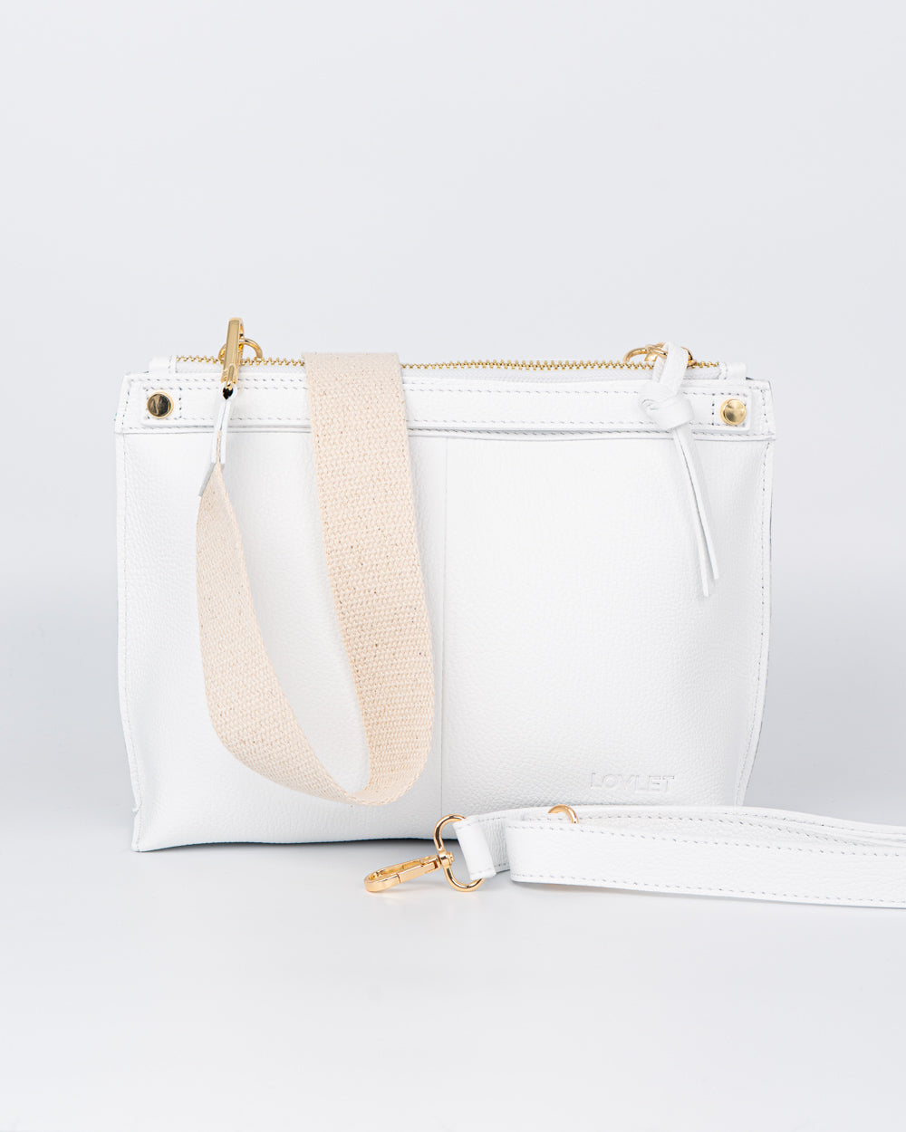 BORSA MINI SOFY PELLE BIANCO