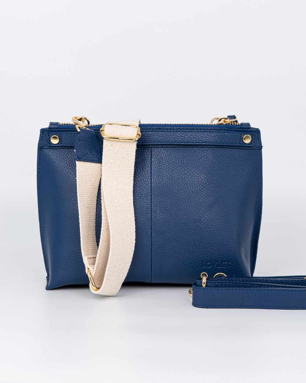 BORSA MINI SOFY PELLE BLU JEANS