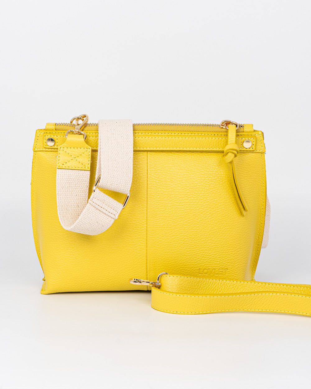 BORSA MINI SOFY PELLE GIALLO