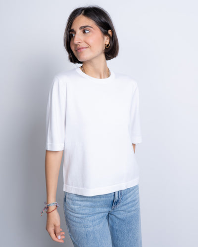 MAGLIONE SILJE BIANCO NCK