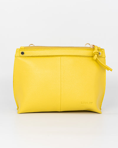 BORSA MINI SOFY PELLE GIALLO
