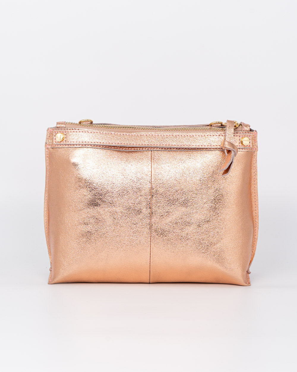 BORSA MINI SOFY METALIZZATA ROSÈ