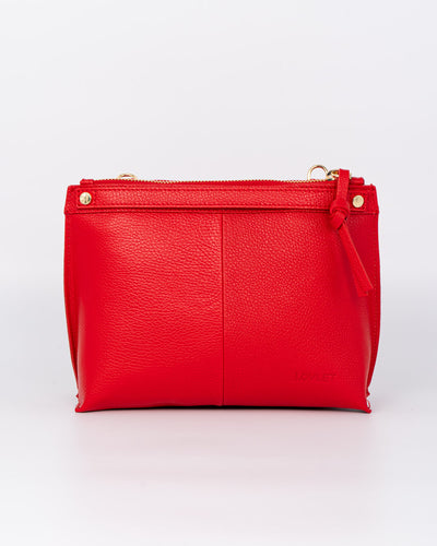 BORSA MINI SOFY PELLE ROSSO