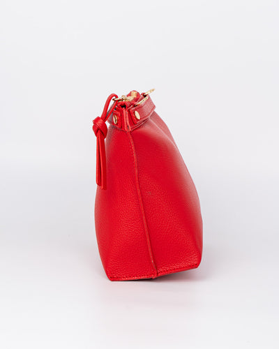 BORSA MINI SOFY PELLE ROSSO