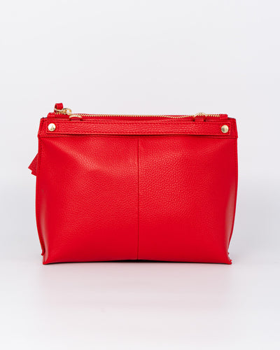 BORSA MINI SOFY PELLE ROSSO