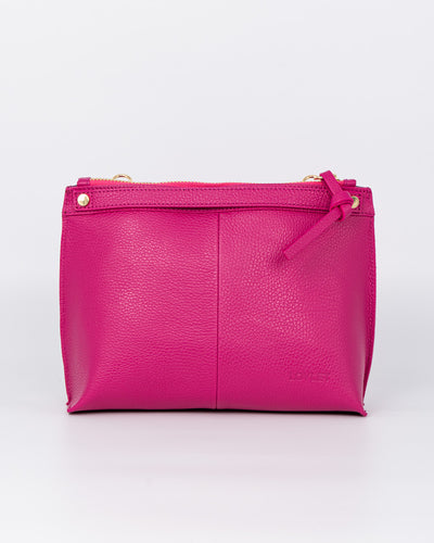 BORSA MINI SOFY PELLE FUXIA