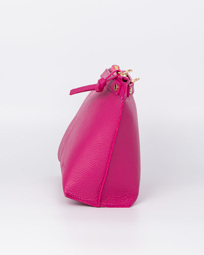 BORSA MINI SOFY PELLE FUXIA
