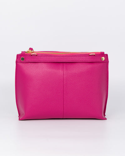 BORSA MINI SOFY PELLE FUXIA