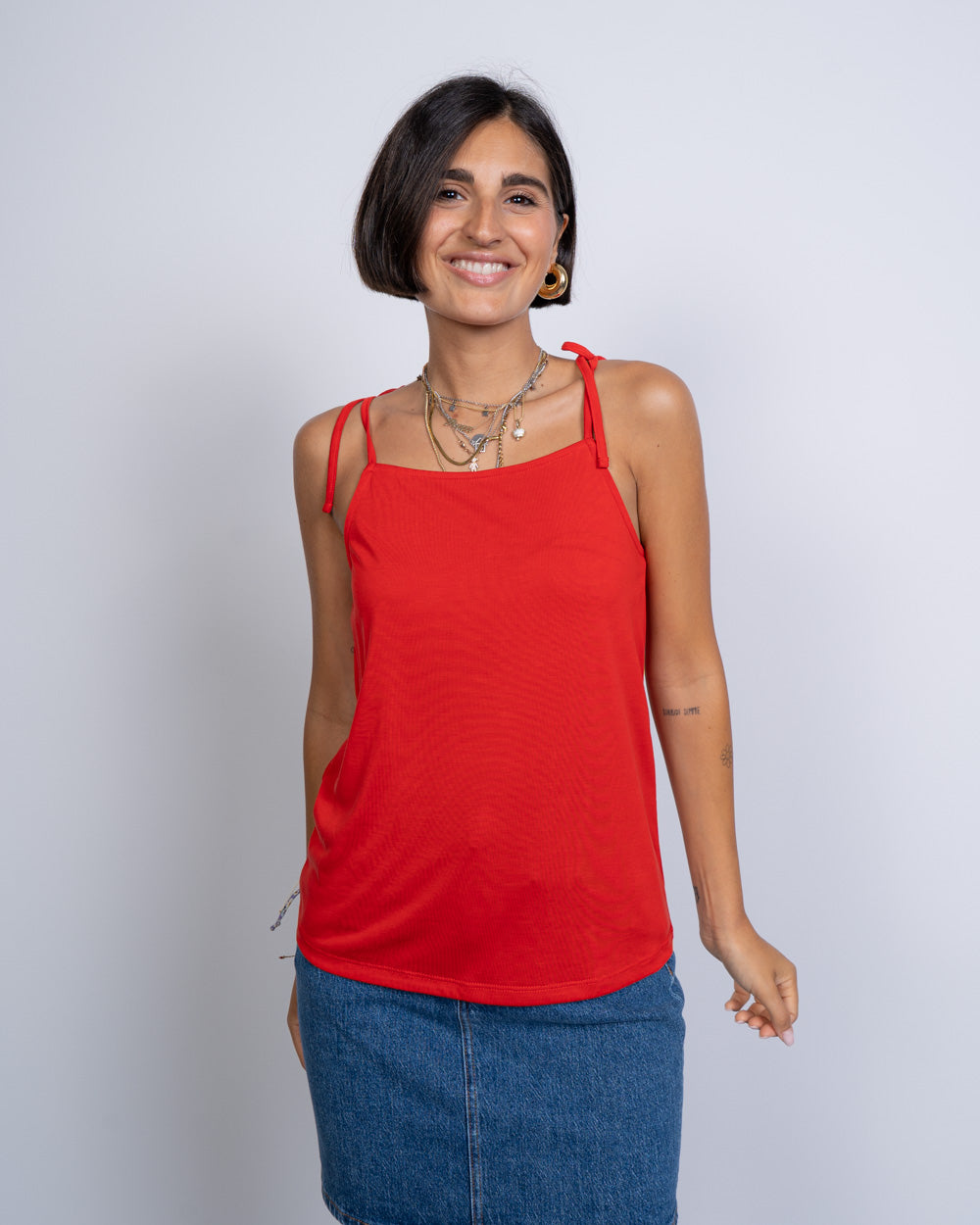 TOP ANORA ROSSO