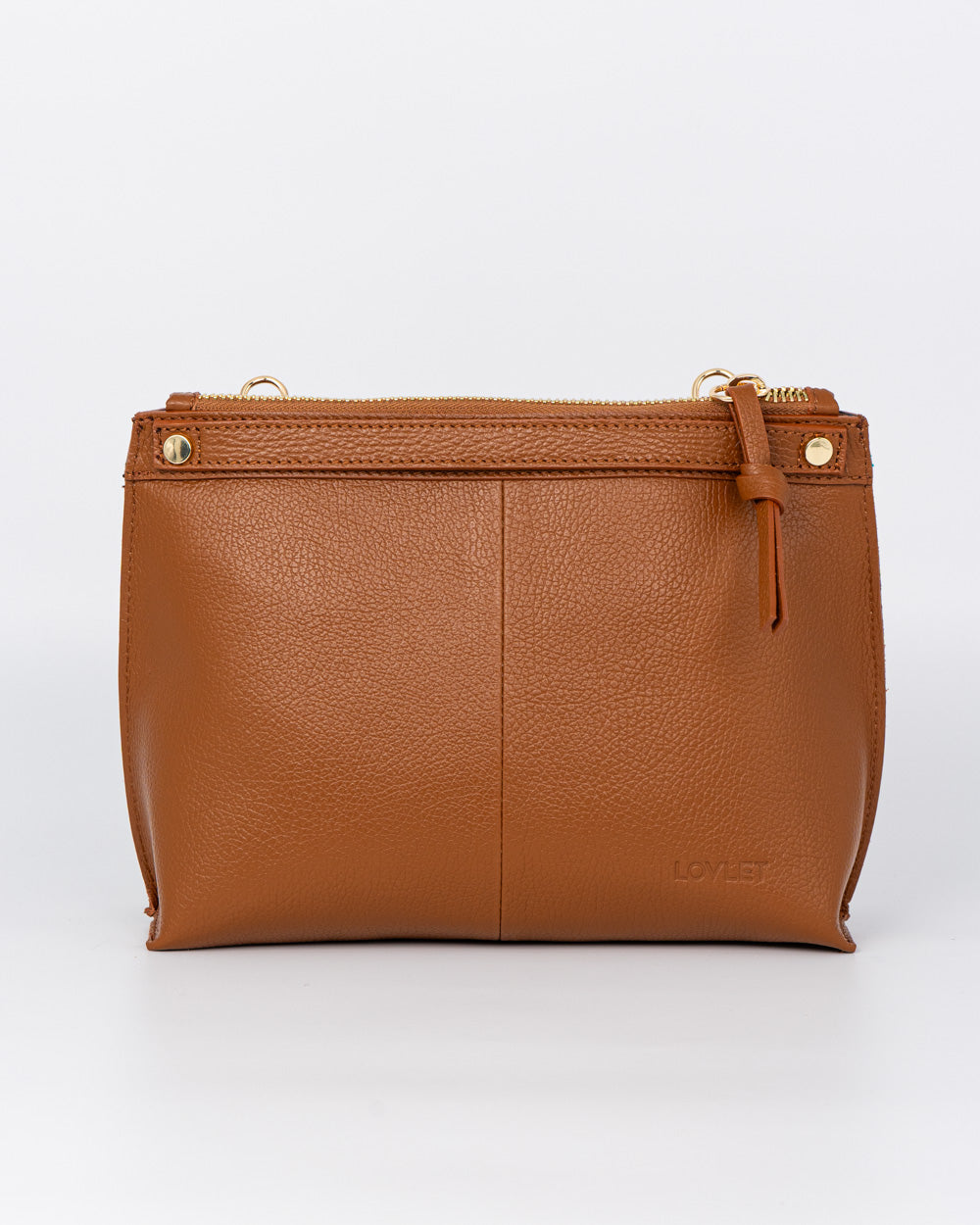 BORSA MINI SOFY PELLE CUOIO SCURO