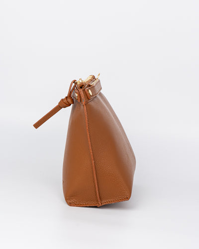 BORSA MINI SOFY PELLE CUOIO SCURO