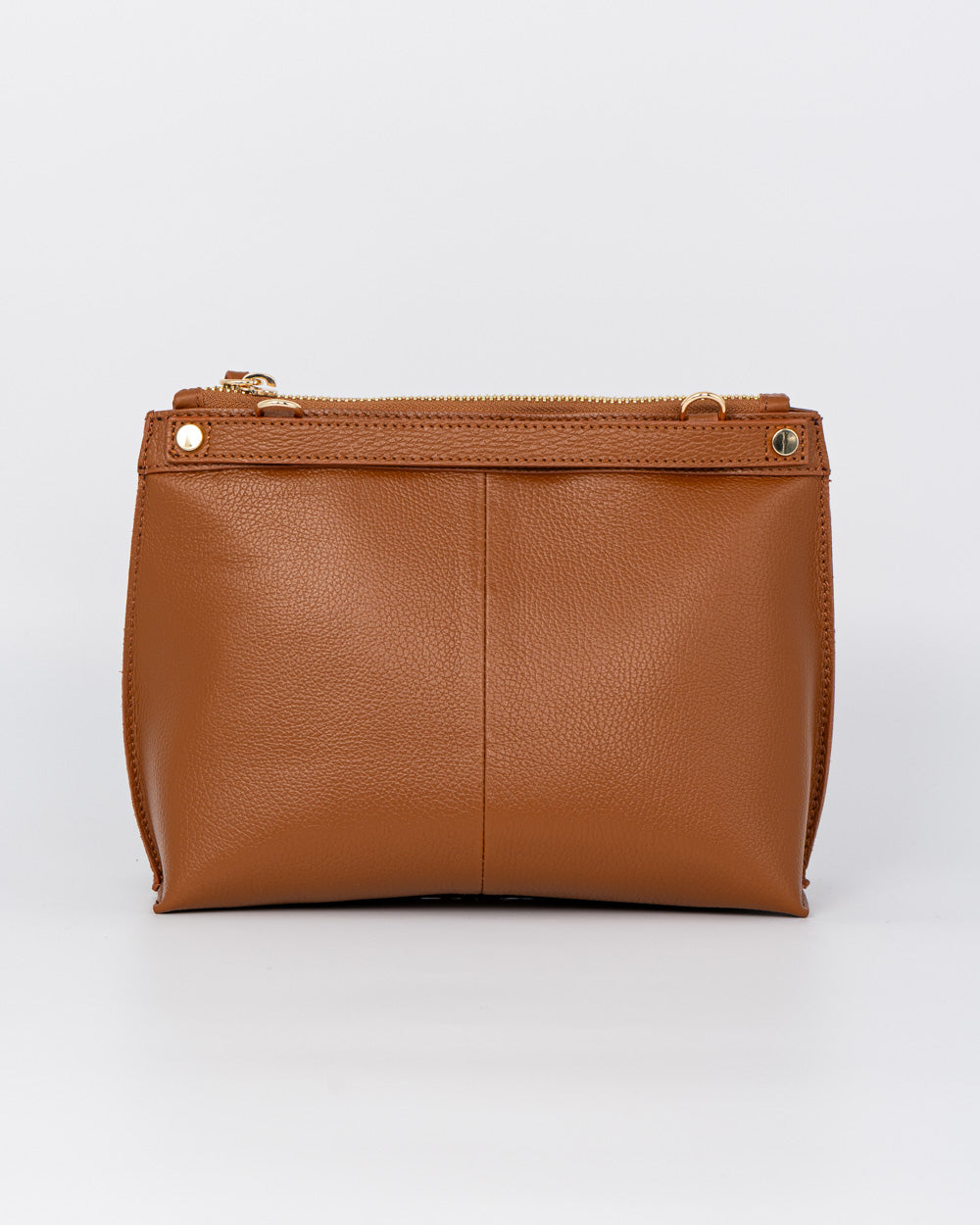 BORSA MINI SOFY PELLE CUOIO SCURO