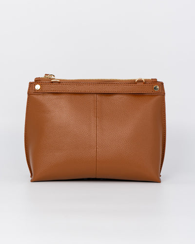BORSA MINI SOFY PELLE CUOIO SCURO