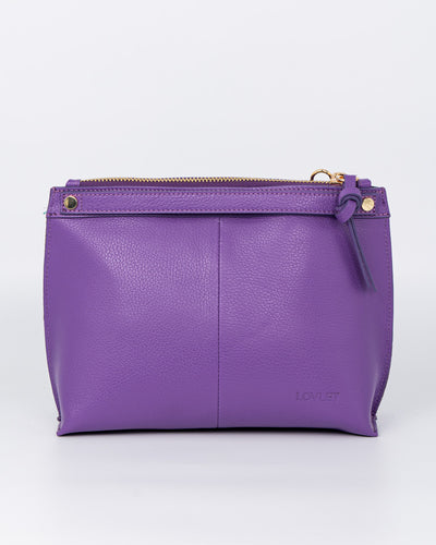 BORSA MINI SOFY PELLE VIOLA