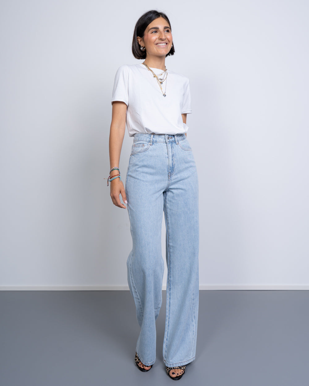 JEANS KATHY BLU CHIARO