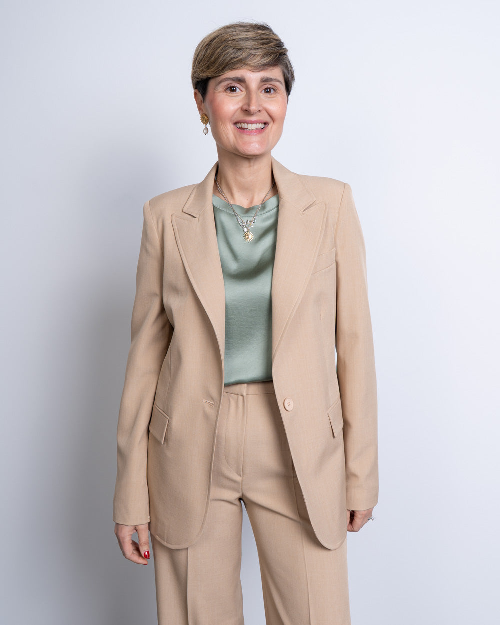 GIACCA CLAUDIA SABBIA