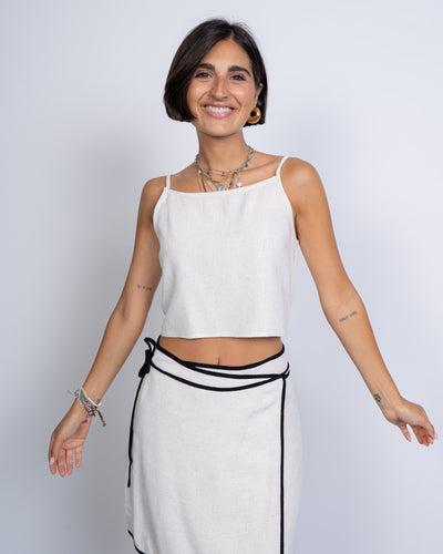 TOP TACITA BEIGE
