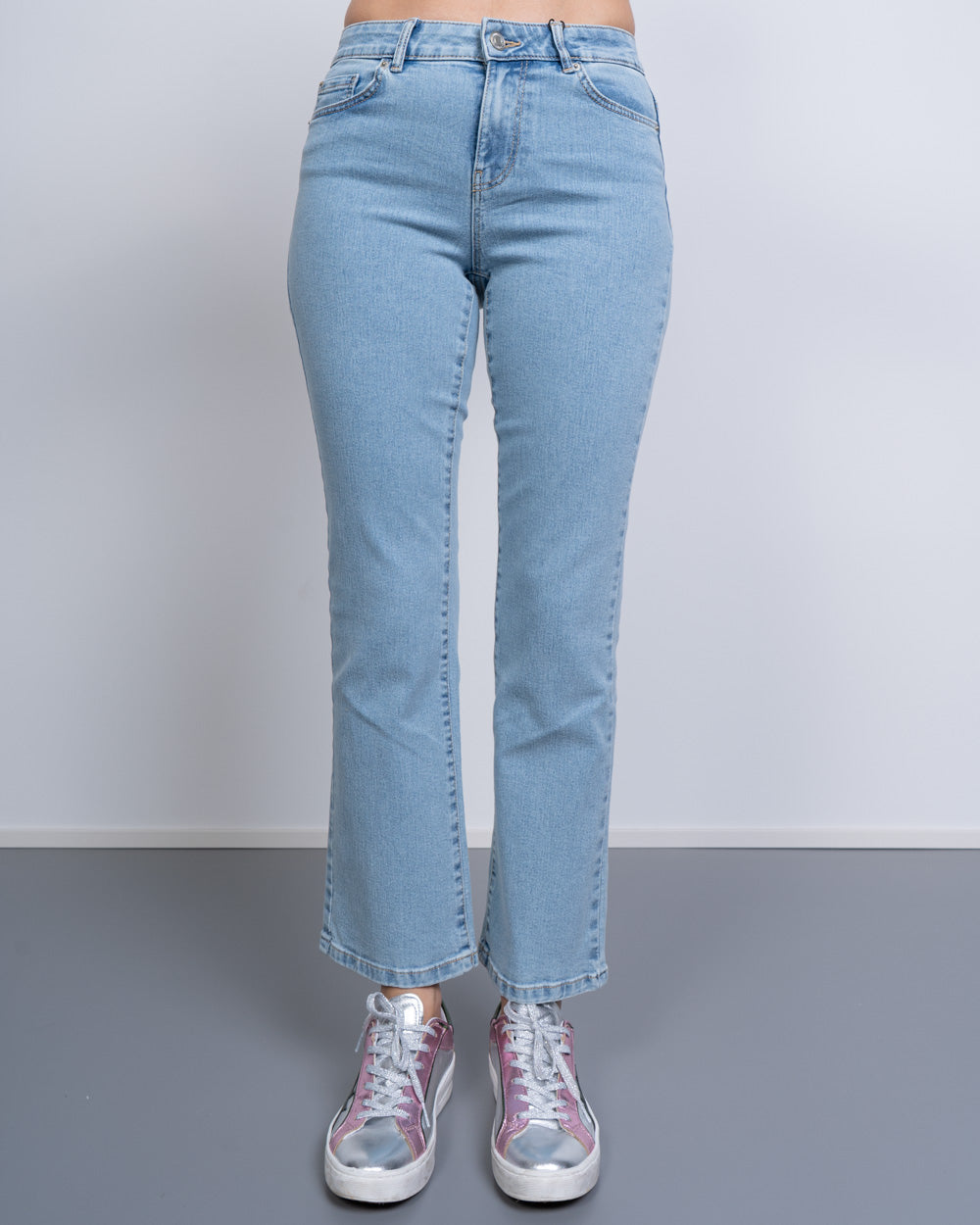 JEANS SHEILA KICK DENIM CHIARO