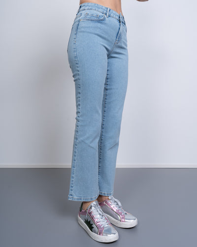 JEANS SHEILA KICK DENIM CHIARO