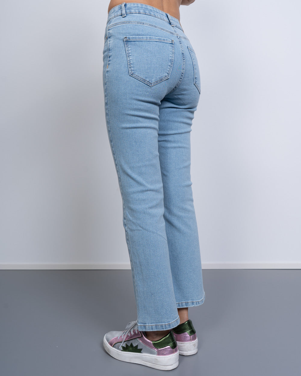 JEANS SHEILA KICK DENIM CHIARO