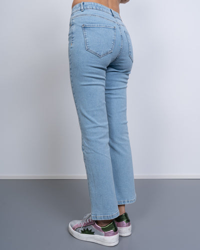 JEANS SHEILA KICK DENIM CHIARO