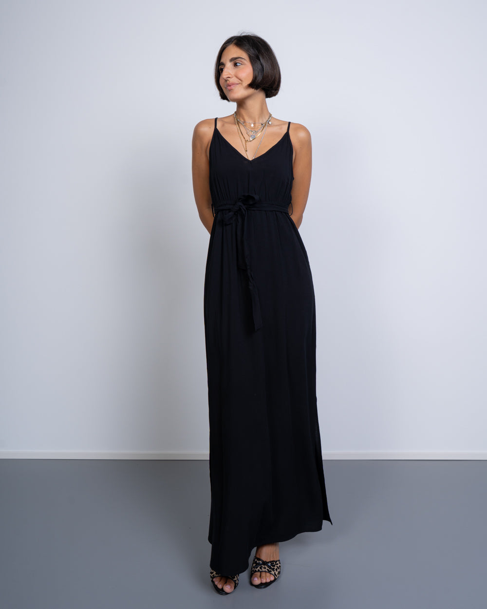 VESTITO EASY JOY NERO