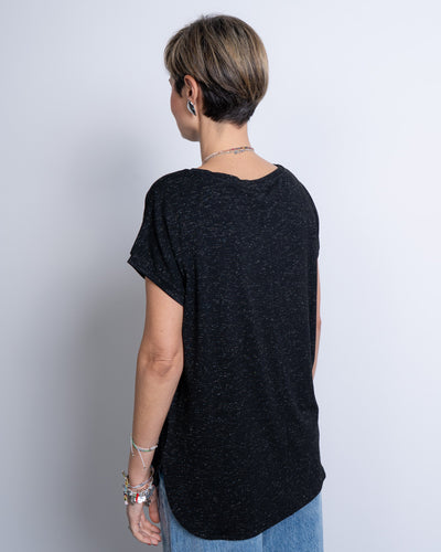 T-SHIRT REBEL NERO