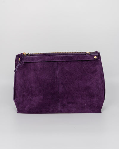 BORSA SOFY CAMOSCIO VIOLA