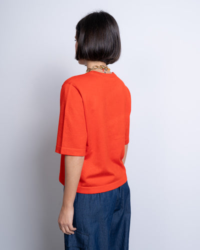 MAGLIONE SILJE NCK ROSSO