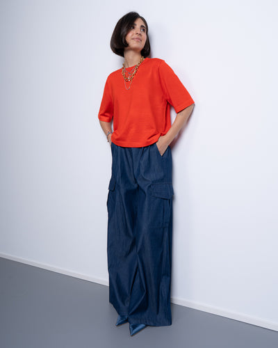 PANTALONE BIANCA DENIM