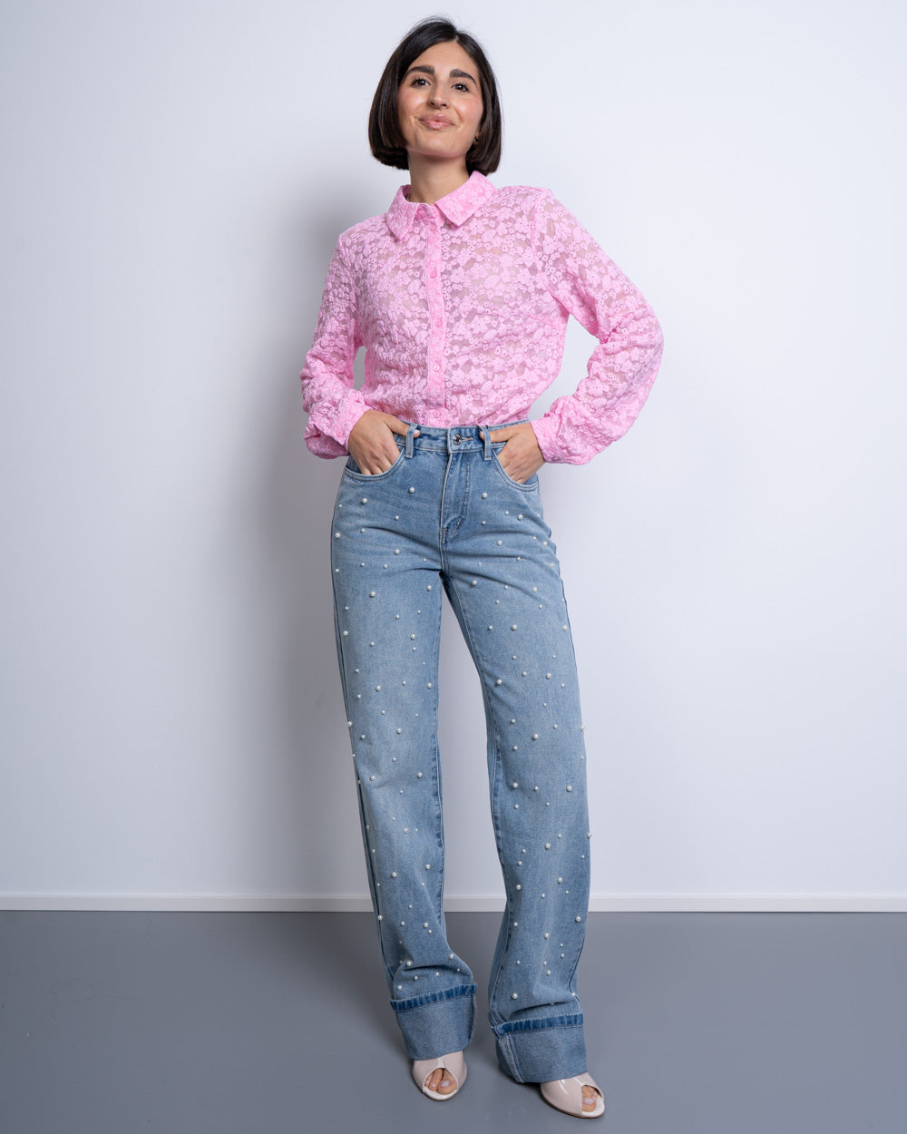 JEANS ALLISON DENIM MEDIO