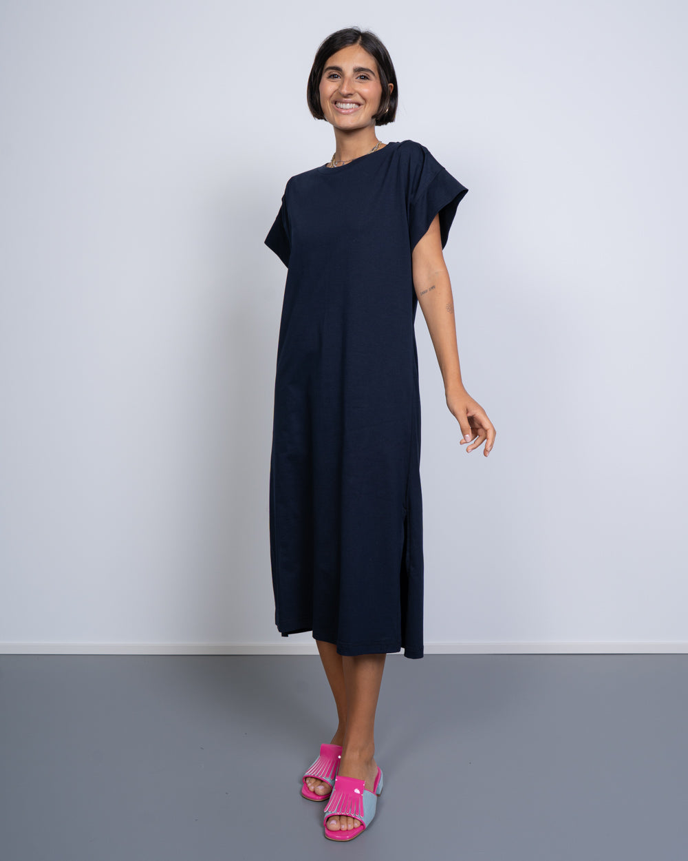 VESTITO SELENE BLU