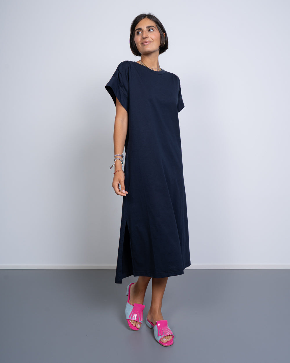 VESTITO SELENE BLU
