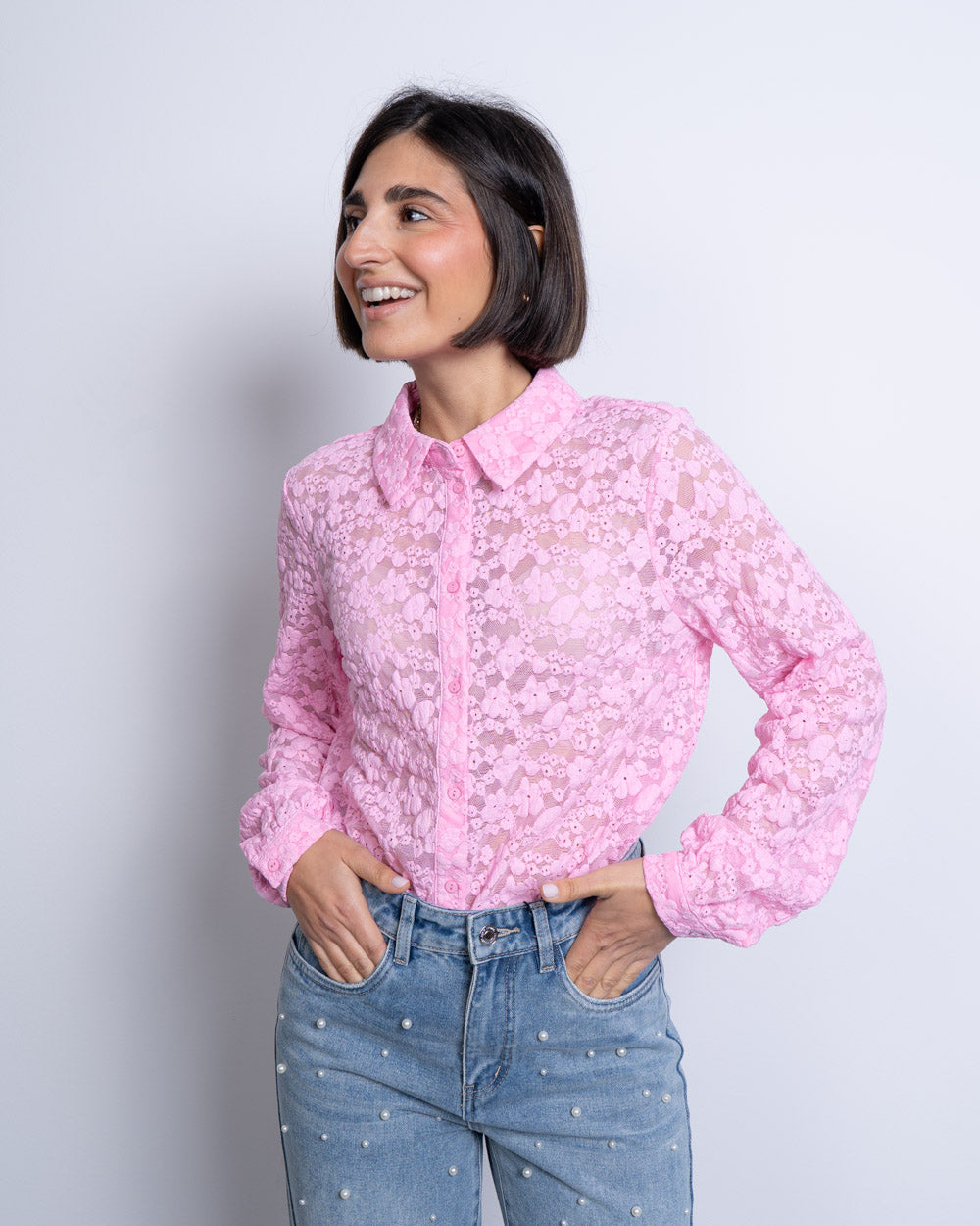 CAMICIA FIORA FUXIA