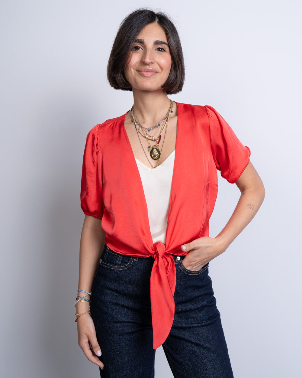 GIACCA MARY ROSSO