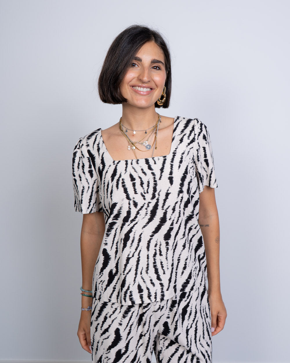 BLUSA TARLEM ZEBRATO