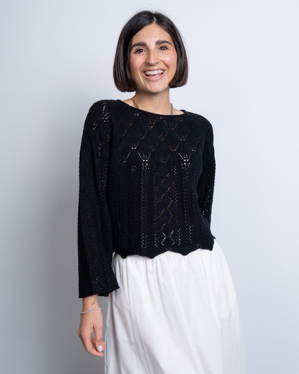 MAGLIONE GINGER NERO