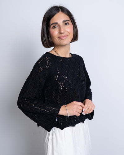 MAGLIONE GINGER NERO