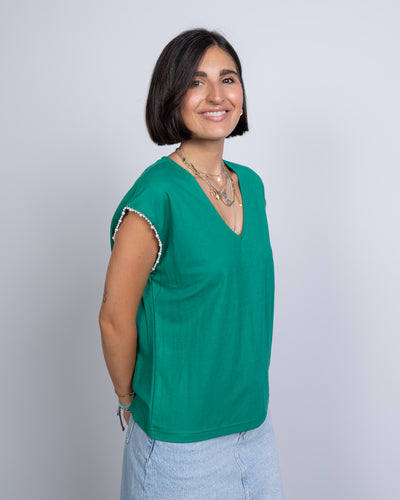 T-SHIRT VIPS VERDE