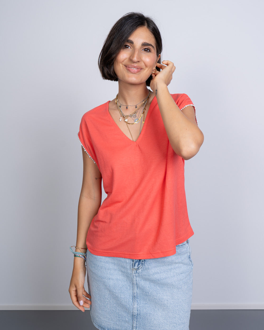 T-SHIRT VIPS CORALLO