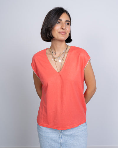 T-SHIRT VIPS CORALLO