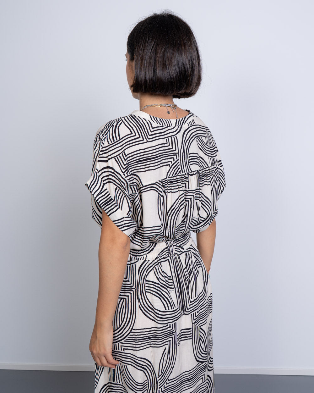 BLUSA RAUL GEO BICOLOR