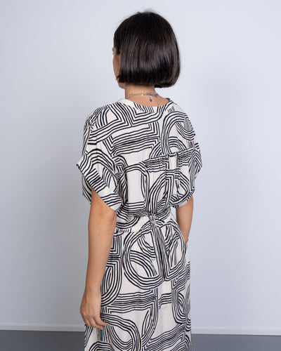 BLUSA RAUL GEO BICOLOR