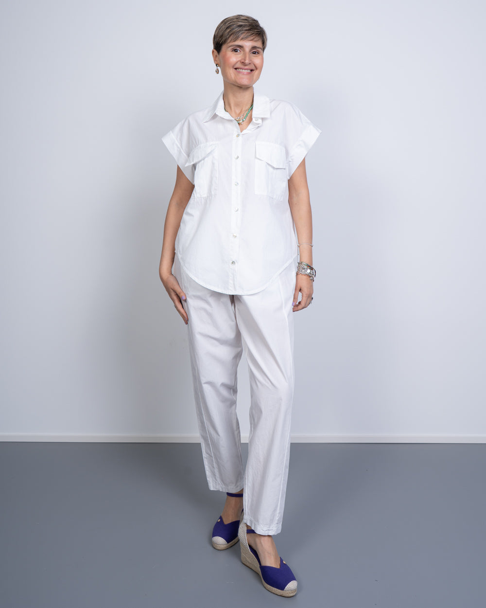 PANTALONE FLORA LATTE