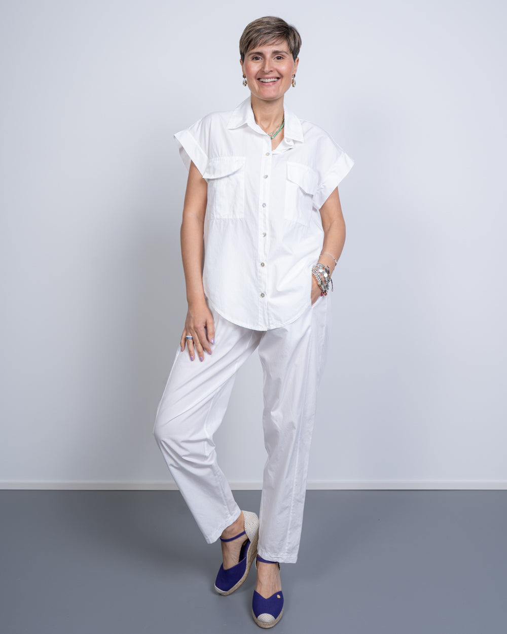 PANTALONE FLORA LATTE