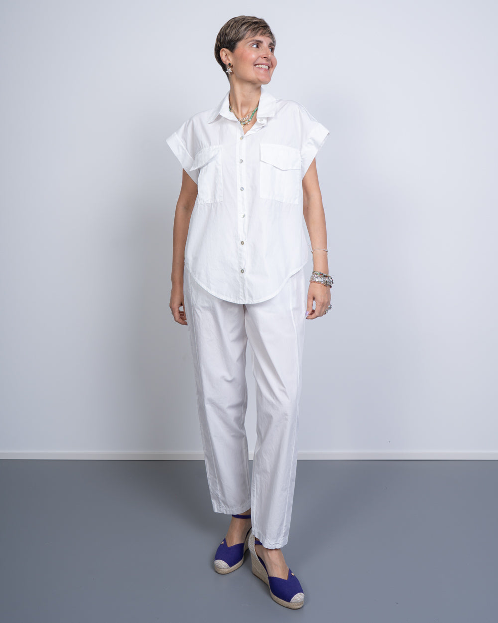 PANTALONE FLORA LATTE