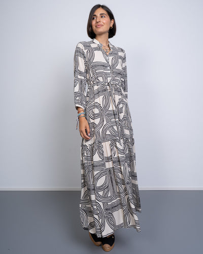 VESTITO REMY GEO BICOLOR