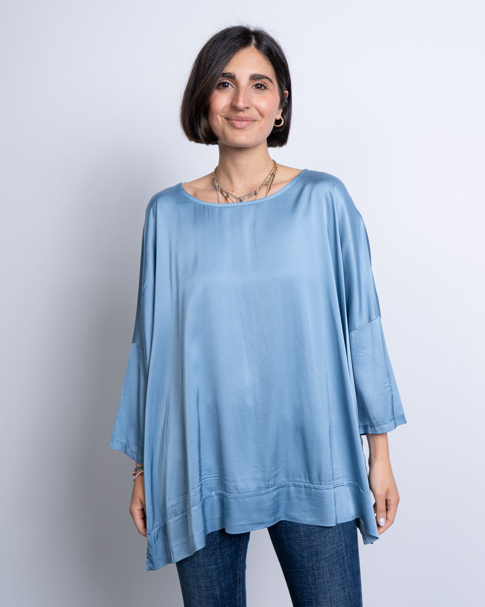 BLUSA PAMELA POLVERE
